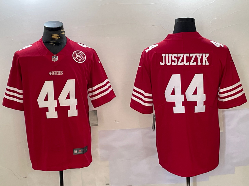 Men San Francisco 49ers #44 Juszczyk red 2025 Nike Limited NFL Jersey 005->san francisco 49ers->NFL Jersey